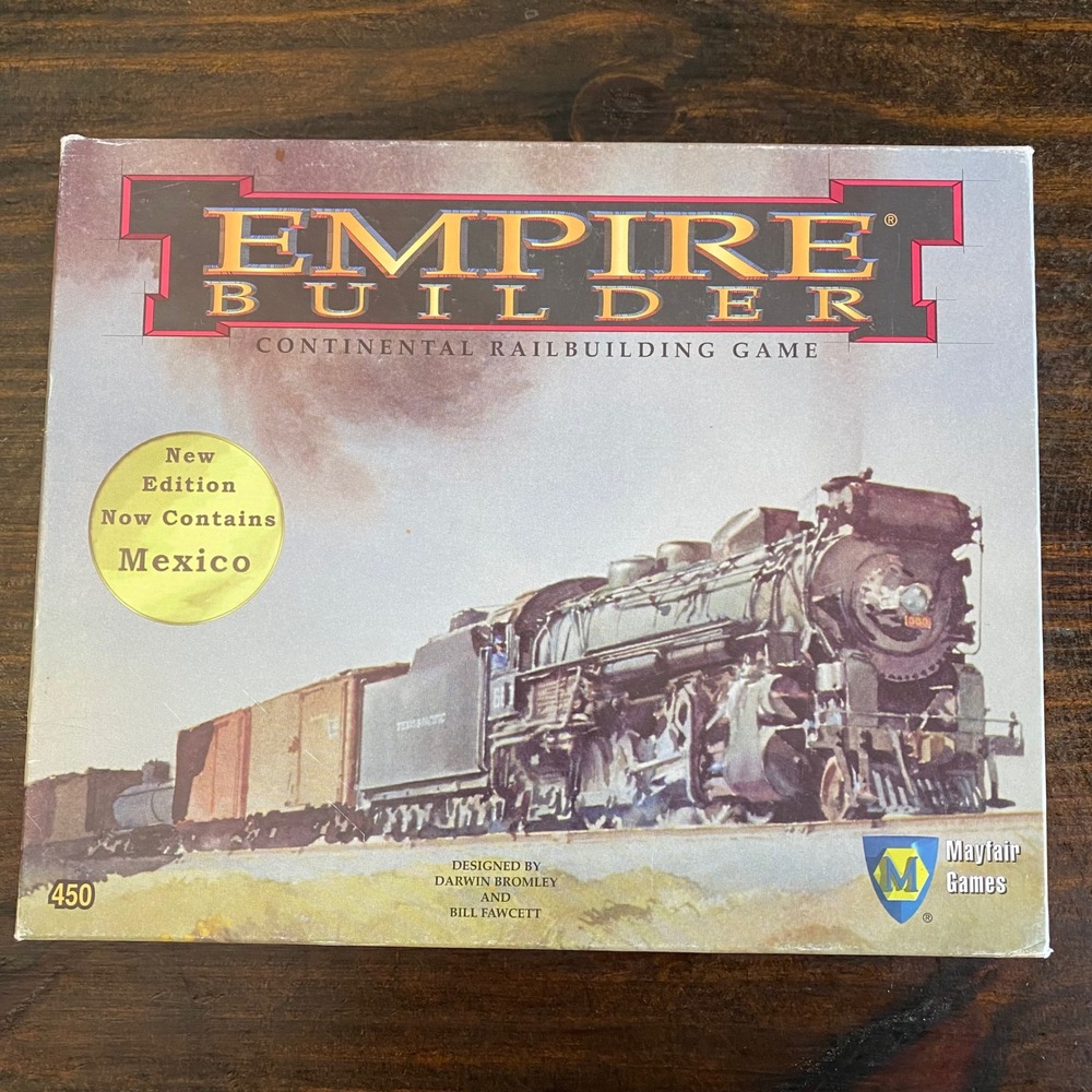 Empire Builder Board Game COMPLETE New Edition Mexico Mayfair Games Train 450